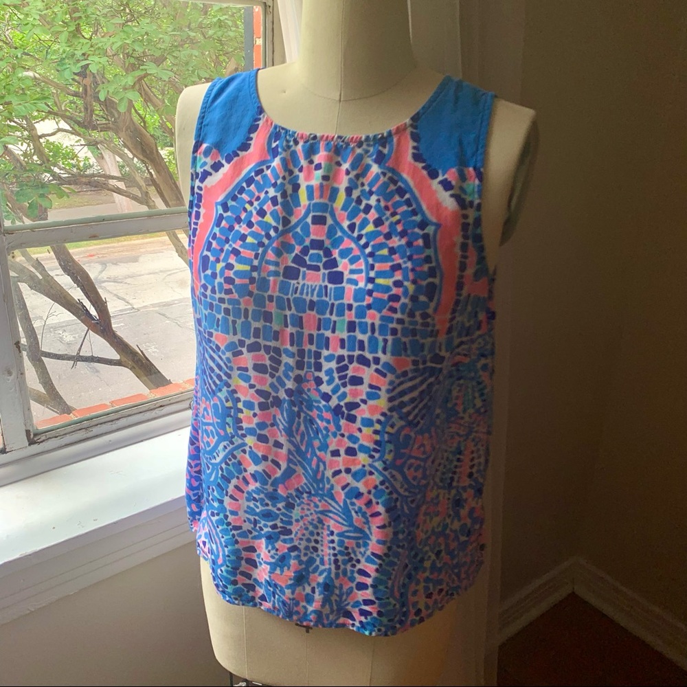 Lilly Pulitzer tank w/ open back